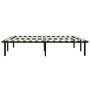 Estructura de cama de metal negra 120x200 cm de vidaXL, Camas y somieres - Ref: Foro24-284680, Precio: 146,41 €, Descuento: %