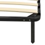Estructura de cama de metal negro 140x200 cm de vidaXL, Camas y somieres - Ref: Foro24-284681, Precio: 99,44 €, Descuento: %