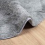 Alfombra de pelo largo NAVARRA gris claro 200x200 cm poliéster en Alfombras | Comprar online en Foru.es