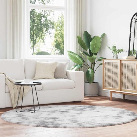 Alfombra de pelo largo NAVARRA gris plateado 200x200 cm en Alfombras | Comprar online en Foru.es