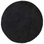Alfombra peluda de pelo largo NAVARRA negra 240x240cm poliéster en Alfombras | Comprar online en Foru.es