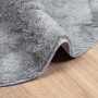 Alfombra de pelo largo NAVARRA gris claro 240x240 cm poliéster en Alfombras | Comprar online en Foru.es