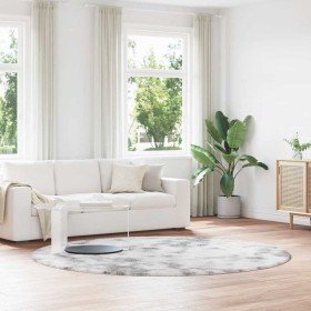 Alfombra de pelo largo NAVARRA gris plateado 240x240 cm en Alfombras | Comprar online en Foru.es