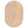 Alfombra peluda de pelo largo NAVARRA beige 300x200cm poliéster en Alfombras | Comprar online en Foru.es