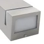 Lámparas de pared de exterior 2 uds 35 W plateado semicircular de vidaXL, Iluminación de exterior - Ref: Foro24-45651, Precio...