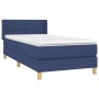Cama box spring con colchón tela azul 100x200 cm de vidaXL, Camas y somieres - Ref: Foro24-3130255, Precio: 343,33 €, Descuen...