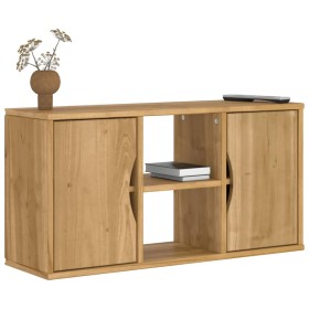 Mueble de TV ODDA madera maciza de pino 79x24x40 cm en Muebles TV | Comprar online en Foru.es