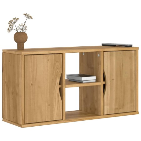 Mueble de TV ODDA madera maciza de pino 79x24x40 cm en Muebles TV | Comprar online en Foru.es