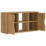 Mueble de TV ODDA madera maciza de pino 79x24x40 cm en Muebles TV | Comprar online en Foru.es