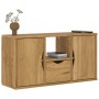 Mueble para TV con cajón ODDA 79x24x40 cm madera pino maciza en Muebles TV | Comprar online en Foru.es
