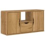 Mueble para TV con cajón ODDA 79x24x40 cm madera pino maciza en Muebles TV | Comprar online en Foru.es