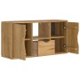Mueble para TV con cajón ODDA 79x24x40 cm madera pino maciza en Muebles TV | Comprar online en Foru.es