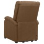 Sillón elevable tela marrón de vidaXL, Sillones - Ref: Foro24-329703, Precio: 324,89 €, Descuento: %