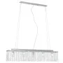 Ceiling lamp with silver glass beads 104 cm E14 by vidaXL, ceiling lights - Ref: Foro24-50860, Price: 84,74 €, Discount: %