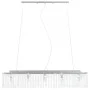Ceiling lamp with silver glass beads 104 cm E14 by vidaXL, ceiling lights - Ref: Foro24-50860, Price: 84,74 €, Discount: %