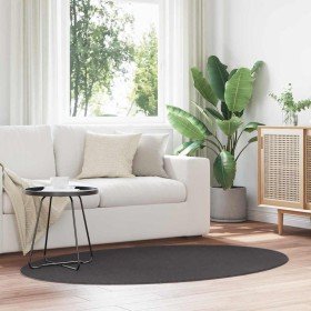 Alfombra HUARTE Antracita 100 x 200 cm 100% Poliéster en Alfombras | Comprar online en Foru.es