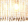 Lámpara de techo con cuentas de cristal plateado 104 cm E14 de vidaXL, Apliques de techo - Ref: Foro24-50860, Precio: 86,12 €...