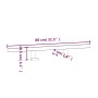 Lámpara de espejo LED blanco cálido 13 W 3000 K 80 cm de vidaXL, Lámparas - Ref: Foro24-350335, Precio: 51,97 €, Descuento: %