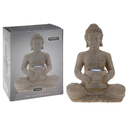 ProGarden Buddha-Figur aus Polystone mit Solarlampe von ProGarden, Außenbeleuchtung - Ref: Foro24-436103, Preis: 27,70 €, Rab...