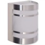 Lámpara de pared para exteriores acero inoxidable de vidaXL, Iluminación de exterior - Ref: Foro24-42218, Precio: 27,10 €, De...
