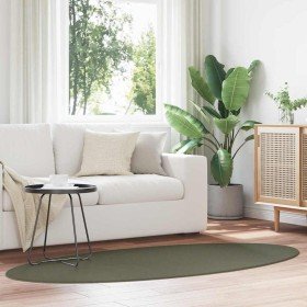 Alfombra HUARTE Verde bosque 170 x 120 cm 100% Poliéster en Alfombras | Comprar online en Foru.es