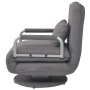 Silla giratoria y sofá cama tela gris oscuro de vidaXL, Sillones - Ref: Foro24-244667, Precio: 279,26 €, Descuento: %