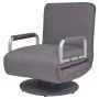 Silla giratoria y sofá cama tela gris oscuro de vidaXL, Sillones - Ref: Foro24-244667, Precio: 274,52 €, Descuento: %