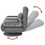 Silla giratoria y sofá cama tela gris oscuro de vidaXL, Sillones - Ref: Foro24-244667, Precio: 274,52 €, Descuento: %