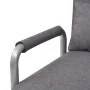 Silla giratoria y sofá cama tela gris oscuro de vidaXL, Sillones - Ref: Foro24-244667, Precio: 274,52 €, Descuento: %