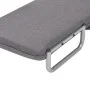 Silla giratoria y sofá cama tela gris oscuro de vidaXL, Sillones - Ref: Foro24-244667, Precio: 274,52 €, Descuento: %
