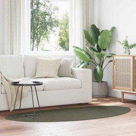 Alfombra HUARTE Verde bosque 100 x 200 cm Poliéster en Alfombras | Comprar online en Foru.es