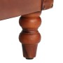 Sillón de cuero auténtico de cabra marrón oscuro de vidaXL, Sillones - Ref: Foro24-288287, Precio: 393,47 €, Descuento: %
