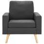 Sillón de tela gris oscuro de vidaXL, Sillones - Ref: Foro24-288694, Precio: 176,47 €, Descuento: %