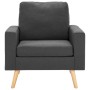 Sillón de tela gris oscuro de vidaXL, Sillones - Ref: Foro24-288694, Precio: 179,13 €, Descuento: %