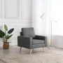 Sillón de tela gris claro de vidaXL, Sillones - Ref: Foro24-288693, Precio: 150,49 €, Descuento: %