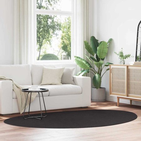 Alfombra HUARTE Negro 160 x 230 cm Poliéster en Alfombras | Comprar online en Foru.es