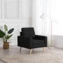 Sillón de tela negro de vidaXL, Sillones - Ref: Foro24-288702, Precio: 141,67 €, Descuento: %