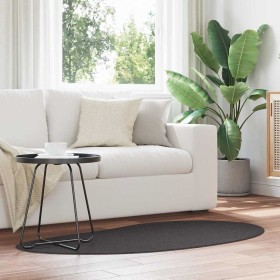 Alfombra Antracita 80 x 150 cm Poliéster en Alfombras | Comprar online en Foru.es