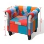 Sillón con diseño de retales de tela Patchwork de vidaXL, Sillones - Ref: Foro24-241027, Precio: 235,14 €, Descuento: %