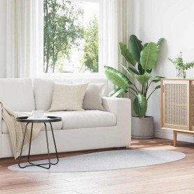 Alfombra Gris 100 x 200 cm Poliéster en Alfombras | Comprar online en Foru.es