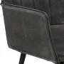 Vintage black canvas wing chair with footrest by vidaXL, Armchairs - Ref: Foro24-339670, Price: 83,47 €, Discount: %