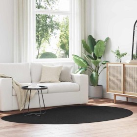 Alfombra HUARTE Negro 160 x 230 cm Poliéster en Alfombras | Comprar online en Foru.es