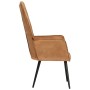 Sillón orejero de lona marrón de vidaXL, Sillones - Ref: Foro24-339652, Precio: 95,48 €, Descuento: %
