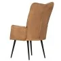 Sillón orejero de lona marrón de vidaXL, Sillones - Ref: Foro24-339652, Precio: 94,17 €, Descuento: %