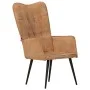 Sillón orejero de lona marrón de vidaXL, Sillones - Ref: Foro24-339652, Precio: 94,17 €, Descuento: %