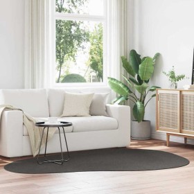 Alfombra HUARTE Antracita 160 x 230 cm Poliéster en Alfombras | Comprar online en Foru.es