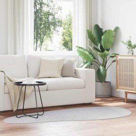 Alfombra HUARTE Gris 100 x 200 cm Poliéster en Alfombras | Comprar online en Foru.es