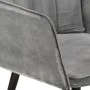 Vintage gray canvas wing chair with footrest by vidaXL, Armchairs - Ref: Foro24-339669, Price: 85,23 €, Discount: %