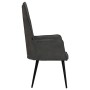 Sillón orejero de cuero auténtico negro canela de vidaXL, Sillones - Ref: Foro24-339654, Precio: 103,78 €, Descuento: %
