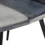 Grauer Sessel aus Segeltuch und echtem Leder mit Fußstütze von vidaXL, Sessel - Ref: Foro24-339677, Preis: 104,00 €, Rabatt: %